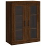 Tall oak brown plywood sideboard 69.5x34x180 cm by vidaXL, Sideboards - Ref: Foro24-3198352, Price: 177,57 €, Discount: %