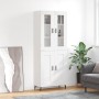 High glossy white plywood sideboard 69.5x34x180 cm by vidaXL, Sideboards - Ref: Foro24-3198355, Price: 175,84 €, Discount: %