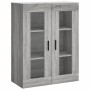 Aparador alto madera contrachapada gris sonoma 69,5x34x180 cm de vidaXL, Aparadores - Ref: Foro24-3198359, Precio: 162,30 €, ...