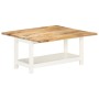 Extendable white mango wood coffee table 90x(45-90)x45 cm by vidaXL, Coffee table - Ref: Foro24-286375, Price: 148,36 €, Disc...