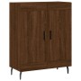 Tall oak brown plywood sideboard 69.5x34x180 cm by vidaXL, Sideboards - Ref: Foro24-3198360, Price: 161,99 €, Discount: %