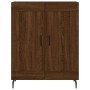 Tall oak brown plywood sideboard 69.5x34x180 cm by vidaXL, Sideboards - Ref: Foro24-3198360, Price: 161,99 €, Discount: %