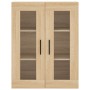 Aparador alto madera contrachapada color roble 69,5x34x180 cm de vidaXL, Aparadores - Ref: Foro24-3198364, Precio: 159,45 €, ...