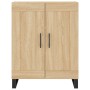 Aparador alto madera contrachapada color roble 69,5x34x180 cm de vidaXL, Aparadores - Ref: Foro24-3198364, Precio: 159,45 €, ...