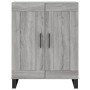 High sideboard sonoma gray plywood 69.5x34x180 cm by vidaXL, Sideboards - Ref: Foro24-3198367, Price: 164,99 €, Discount: %