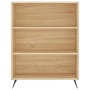 Aparador alto madera contrachapada color roble 69,5x34x180 cm de vidaXL, Aparadores - Ref: Foro24-3198700, Precio: 139,54 €, ...