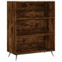 Tall smoked oak plywood sideboard 69.5x34x180 cm by vidaXL, Sideboards - Ref: Foro24-3198702, Price: 128,99 €, Discount: %