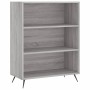 Aparador alto madera contrachapada gris sonoma 69,5x34x180 cm de vidaXL, Aparadores - Ref: Foro24-3198703, Precio: 132,99 €, ...