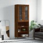 Tall oak brown plywood sideboard 69.5x34x180 cm by vidaXL, Sideboards - Ref: Foro24-3198704, Price: 150,50 €, Discount: %