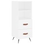 Tall white plywood sideboard 34.5x34x180 cm by vidaXL, Sideboards - Ref: Foro24-3198889, Price: 102,29 €, Discount: %