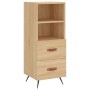 Sonoma oak plywood sideboard 34.5x34x180 cm by vidaXL, Sideboards - Ref: Foro24-3198892, Price: 104,53 €, Discount: %