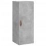 Aparador de madera contrachapada gris hormigón 34,5x34x180 cm de vidaXL, Aparadores - Ref: Foro24-3198893, Precio: 101,99 €, ...