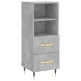 Concrete gray plywood sideboard 34.5x34x180 cm by vidaXL, Sideboards - Ref: Foro24-3198901, Price: 97,99 €, Discount: %