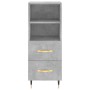 Concrete gray plywood sideboard 34.5x34x180 cm by vidaXL, Sideboards - Ref: Foro24-3198901, Price: 97,99 €, Discount: %