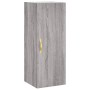 Tall Sonoma gray plywood sideboard 34.5x34x180 cm by vidaXL, Sideboards - Ref: Foro24-3198903, Price: 101,99 €, Discount: %