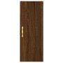 Aparador alto madera contrachapada roble marrón 34,5x34x180 cm de vidaXL, Aparadores - Ref: Foro24-3198904, Precio: 102,12 €,...