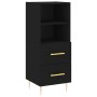 Black plywood sideboard 34.5x34x180 cm by vidaXL, Sideboards - Ref: Foro24-3198906, Price: 112,41 €, Discount: %