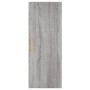 Aparador alto madera contrachapada gris Sonoma 34,5x34x180 cm de vidaXL, Aparadores - Ref: Foro24-3198911, Precio: 101,99 €, ...