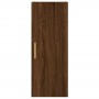 Tall oak brown plywood highboard 34.5x34x180 cm by vidaXL, Sideboards - Ref: Foro24-3198912, Price: 102,57 €, Discount: %