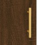 Tall oak brown plywood highboard 34.5x34x180 cm by vidaXL, Sideboards - Ref: Foro24-3198912, Price: 102,57 €, Discount: %