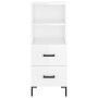 High glossy white plywood sideboard 34.5x34x180 cm by vidaXL, Sideboards - Ref: Foro24-3198915, Price: 115,36 €, Discount: %