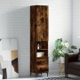 Aparador de madera contrachapada roble ahumado 34,5x34x180 cm de vidaXL, Aparadores - Ref: Foro24-3198918, Precio: 101,04 €, ...