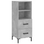 Concrete gray plywood sideboard 34.5x34x180 cm by vidaXL, Sideboards - Ref: Foro24-3198917, Price: 100,38 €, Discount: %