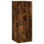 Aparador de madera contrachapada roble ahumado 34,5x34x180 cm de vidaXL, Aparadores - Ref: Foro24-3198918, Precio: 101,04 €, ...