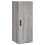 Aparador alto madera contrachapada gris Sonoma 34,5x34x180 cm de vidaXL, Aparadores - Ref: Foro24-3198919, Precio: 104,29 €, ...