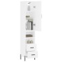 Tall white plywood sideboard 34.5x34x180 cm by vidaXL, Sideboards - Ref: Foro24-3198921, Price: 113,35 €, Discount: %