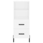 Tall white plywood sideboard 34.5x34x180 cm by vidaXL, Sideboards - Ref: Foro24-3198921, Price: 113,35 €, Discount: %