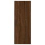 Aparador alto madera contrachapada roble marrón 34,5x34x180 cm de vidaXL, Aparadores - Ref: Foro24-3198928, Precio: 112,99 €,...