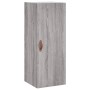 Aparador alto madera contrachapada gris Sonoma 34,5x34x180 cm de vidaXL, Aparadores - Ref: Foro24-3199023, Precio: 97,22 €, D...