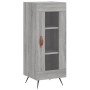 Aparador alto madera contrachapada gris Sonoma 34,5x34x180 cm de vidaXL, Aparadores - Ref: Foro24-3199023, Precio: 97,22 €, D...