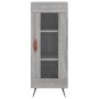 Aparador alto madera contrachapada gris Sonoma 34,5x34x180 cm de vidaXL, Aparadores - Ref: Foro24-3199023, Precio: 97,22 €, D...