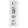 Aparador alto madera contrachapada blanco 34,5x34x180 cm de vidaXL, Aparadores - Ref: Foro24-3199025, Precio: 93,04 €, Descue...