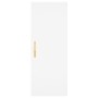 Aparador alto madera contrachapada blanco 34,5x34x180 cm de vidaXL, Aparadores - Ref: Foro24-3199025, Precio: 93,04 €, Descue...