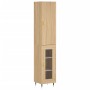 Sonoma oak plywood sideboard 34.5x34x180 cm by vidaXL, Sideboards - Ref: Foro24-3199028, Price: 91,26 €, Discount: %