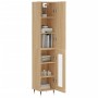 Sonoma oak plywood sideboard 34.5x34x180 cm by vidaXL, Sideboards - Ref: Foro24-3199028, Price: 91,26 €, Discount: %