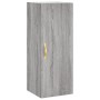 Aparador alto madera contrachapada gris Sonoma 34,5x34x180 cm de vidaXL, Aparadores - Ref: Foro24-3199031, Precio: 95,99 €, D...