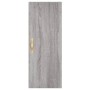 Aparador alto madera contrachapada gris Sonoma 34,5x34x180 cm de vidaXL, Aparadores - Ref: Foro24-3199031, Precio: 95,99 €, D...