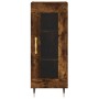 Aparador de madera contrachapada roble ahumado 34,5x34x180 cm de vidaXL, Aparadores - Ref: Foro24-3199030, Precio: 92,64 €, D...