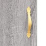 Aparador alto madera contrachapada gris Sonoma 34,5x34x180 cm de vidaXL, Aparadores - Ref: Foro24-3199031, Precio: 95,99 €, D...