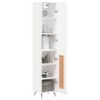 Tall white plywood sideboard 34.5x34x180 cm by vidaXL, Sideboards - Ref: Foro24-3199081, Price: 96,34 €, Discount: %