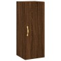 Aparador alto madera contrachapada roble marrón 34,5x34x180 cm de vidaXL, Aparadores - Ref: Foro24-3199032, Precio: 98,05 €, ...