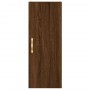 Aparador alto madera contrachapada roble marrón 34,5x34x180 cm de vidaXL, Aparadores - Ref: Foro24-3199032, Precio: 98,05 €, ...