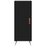 Aparador de madera contrachapada negro 34,5x34x180 cm de vidaXL, Aparadores - Ref: Foro24-3199082, Precio: 104,53 €, Descuent...