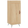 Aparador de madera contrachapada roble Sonoma 34,5x34x180 cm de vidaXL, Aparadores - Ref: Foro24-3199084, Precio: 105,26 €, D...