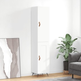 High glossy white plywood sideboard 34.5x34x180 cm by vidaXL, Sideboards - Ref: Foro24-3199083, Price: 102,99 €, Discount: %