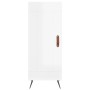 High glossy white plywood sideboard 34.5x34x180 cm by vidaXL, Sideboards - Ref: Foro24-3199083, Price: 99,93 €, Discount: %